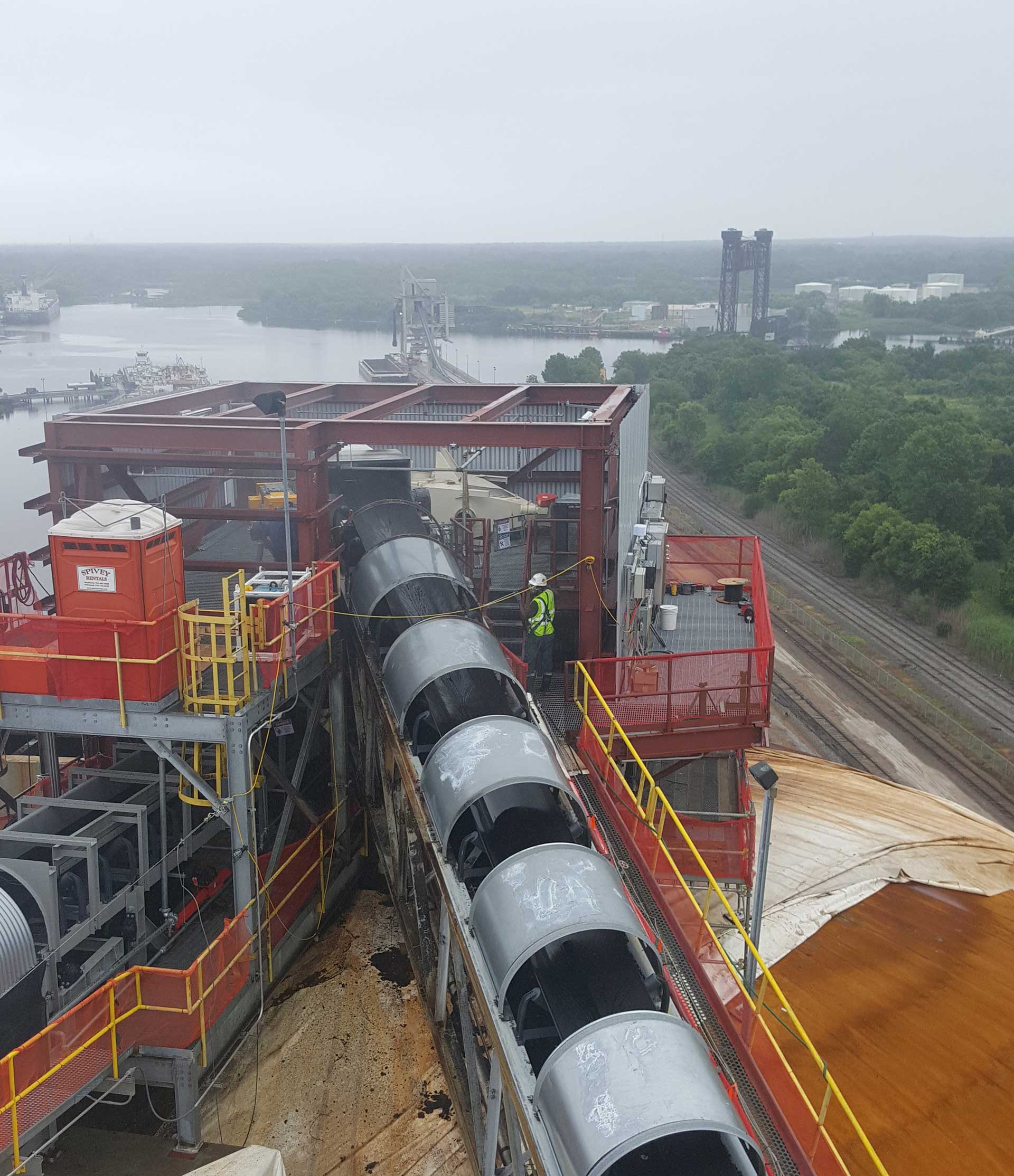 Industrial pressure washing