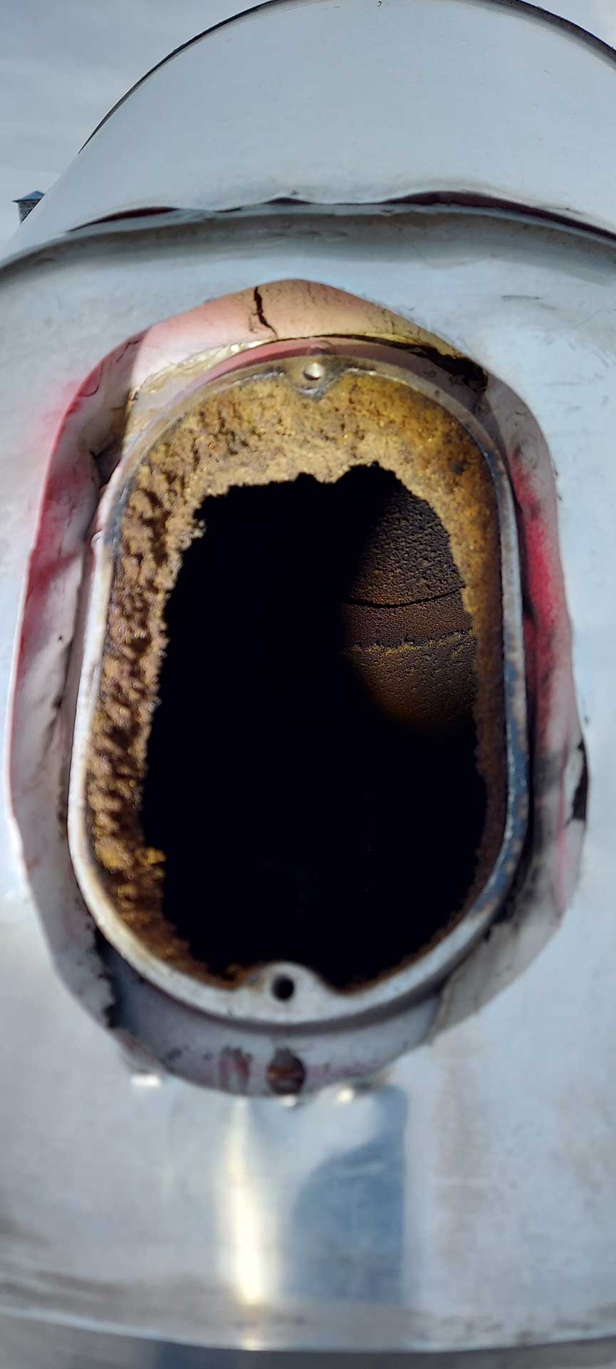 Roaster Cleaning before